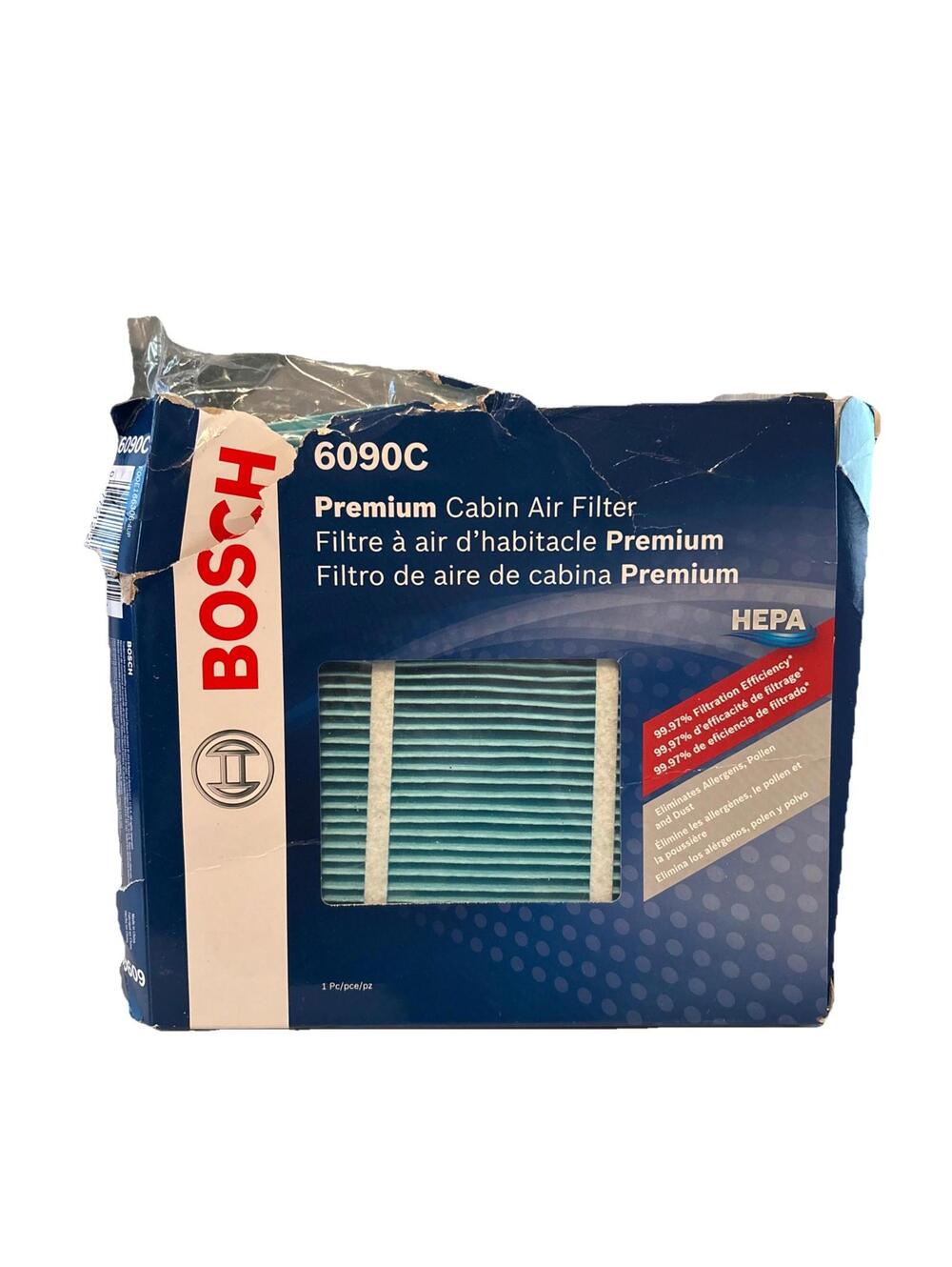 BOSCH 6090C HEPA Cabin Air Filter - Compatible with Select Ram 1500, 1500 Class